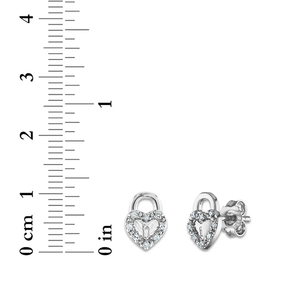 1/4 CTW Diamond 3-Pair Stud Earrings in Sterling Silver