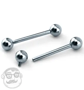 14G Internally Threaded Titanium Barbell ASTM F-136 (1 Piece)