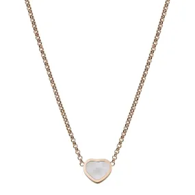 18ct Rose Gold My Happy Hearts Mother Of Pearl Pendant