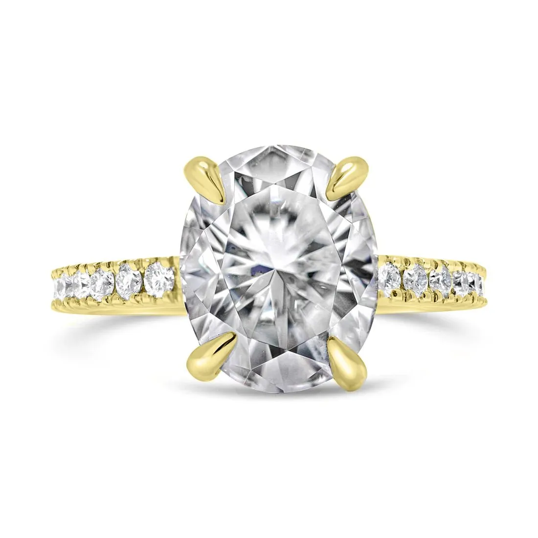 Angela Oval Engagement Ring Setting