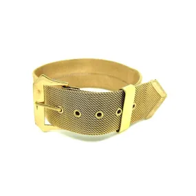 Antique Victorian Brass Buckle Wrap Bracelet