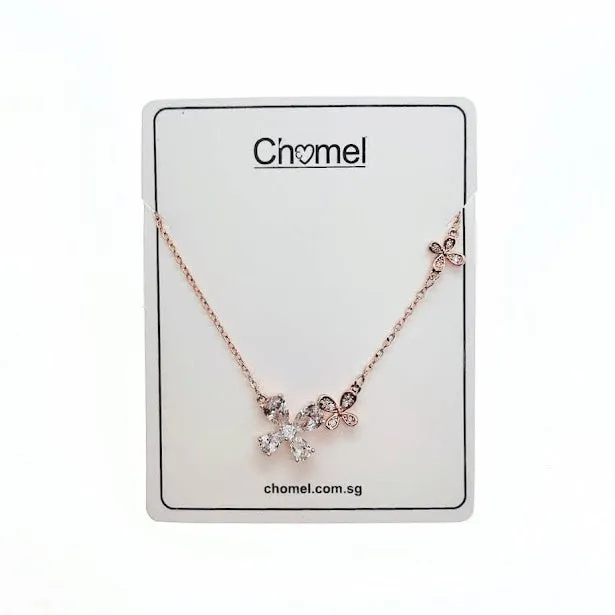 Butterfly Cubic Zirconia Necklace