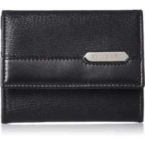 BVLGARI SERPENTI SCAGLIE BLACK MEN COIN CASE 282856