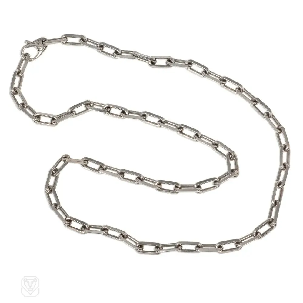 Cartier paper-link chain necklace