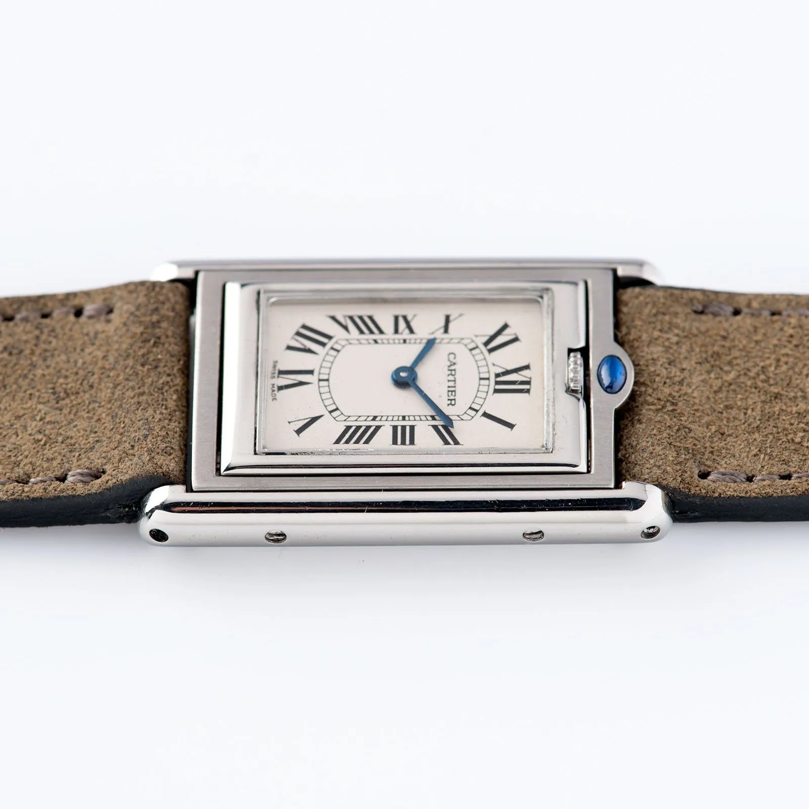 Cartier Tank Basculante Steel 2405