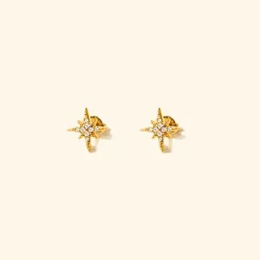 Crystal Starburst Stud Earrings