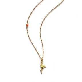 Flamingo Necklace, Gold