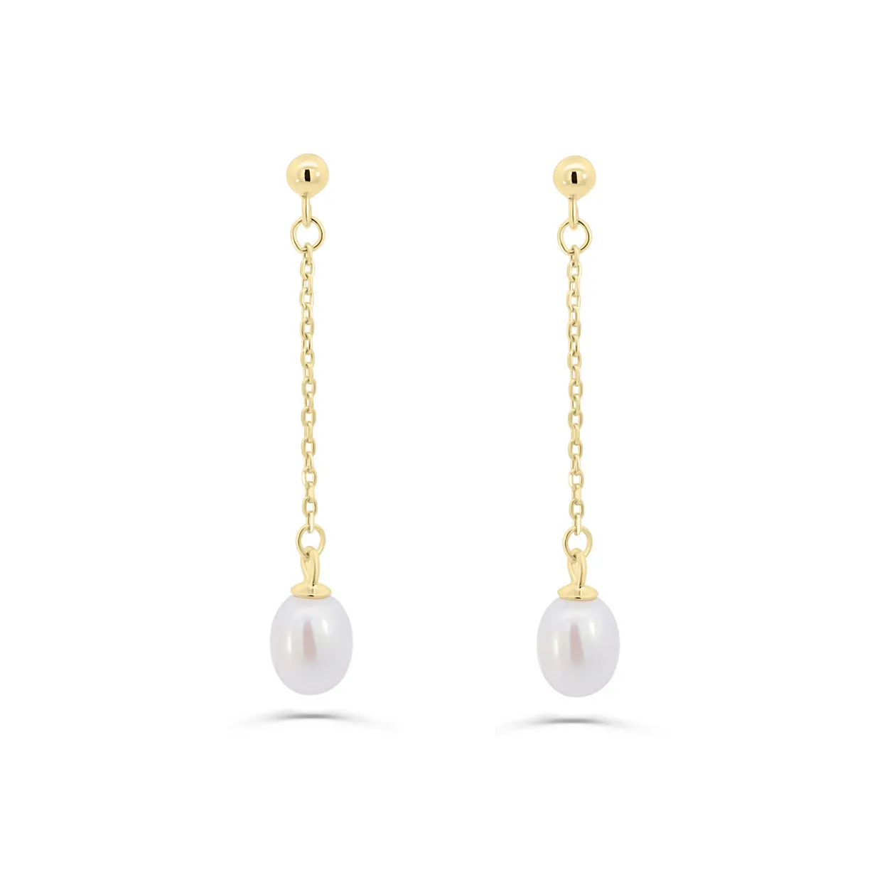 Lynova Pearl Stud Earrings