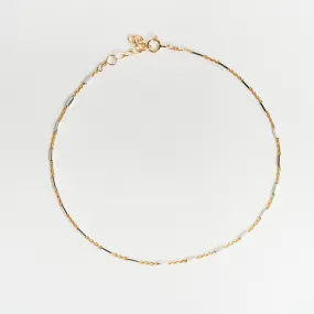 Noe Gold Bar Chain Anklet